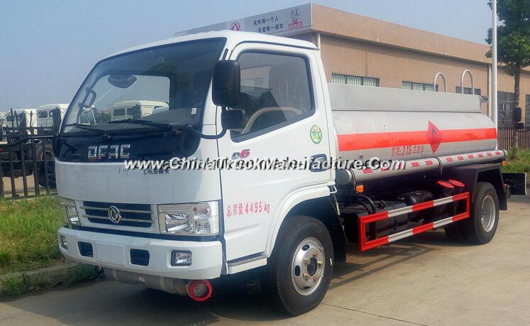 Hot Sale Dongfeng 4X2 6 Tires Oil Tanker Truck of 3m3 Fuel Tanker