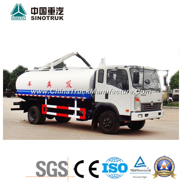 Top Quality HOWO King Fecal Suction Truck of 10-12m3 Tank