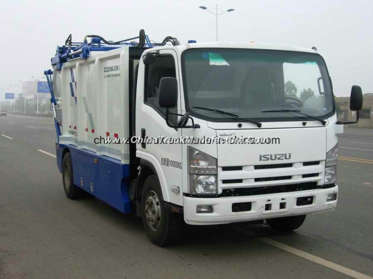 Professional Supply Isuzu Sanitation Garbage Compactor Truck of 10m3 Tank Size