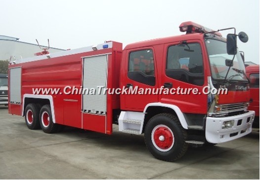 China Supply 10m3 and 6X4 Isuzu Fire Truck, Fire Engine
