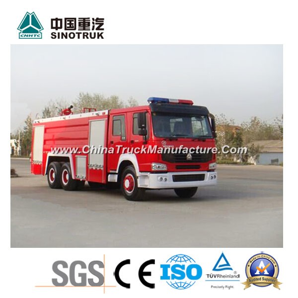 Top Quality HOWO 8000L Water Fire Truck