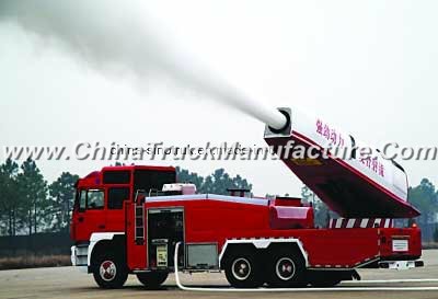 HOWO Air Turbine Fire Fight Trucks / Fire Engine with 16m-300m Height