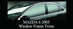Auto Car Special Window Frame Trims of Mazda 6 2003, 3 2012
