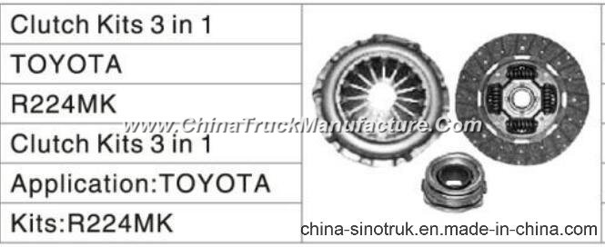 2018 Hot Sale Clutch Disc Clutch Kit Clutch Plate for Toyota R224mk R279mk
