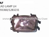 Hot Sale Daf Truck Parts Head Lamp Lh 1293360/1283231