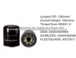 High Quality Truck Fuel Filters for Benz A0004300969