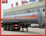 Low Price 40000L Tri-Axle Carbon Steel Oil Tanker Trailer