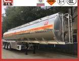 Tri-Axle 50cbm Fuel Gasoline Aluminum Alloy Tanker Semi Trailer 50000L Oil Tanker Storage Tanker