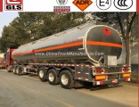 Aluminum Alloy Oil Tank Trailer / Fuel Tanker Semi Truck Trailer