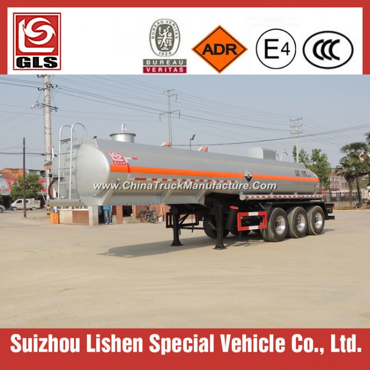 20 M3 Sulfuric Acid, Hydrochloric Acid, Liquid Alkali Transportation Tanker Trailer