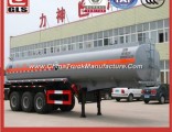 Tri-Axle 40 Cubic Meters Corrosive Liquid Tank Semitrailer