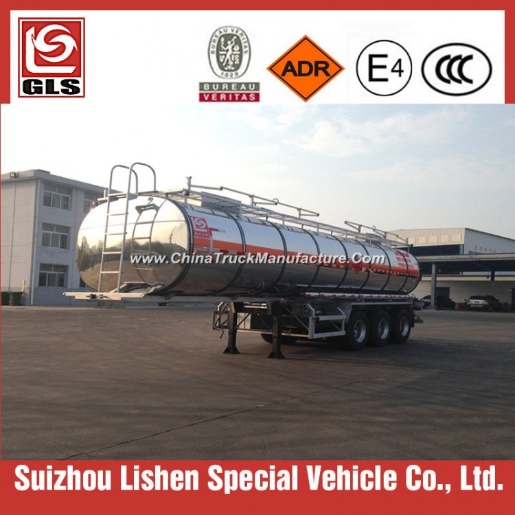 25 M3 Liquid Molten Sulfur Tanker Semi Trailer 25000L 30000L Heating Insulation Tank Storage Trailer