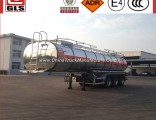 25 M3 Liquid Molten Sulfur Tanker Semi Trailer 25000L 30000L Heating Insulation Tank Storage Trailer