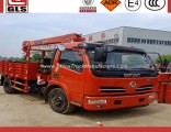 Dongfeng 3ton 3.5ton 4X2 Truck with Crane