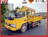 Dongfeng Lifting Height 8m Working Range 6.5m 4ton 3 Arms Crane 4X2 6 Wheels LHD/Rhd Truck Mounted C