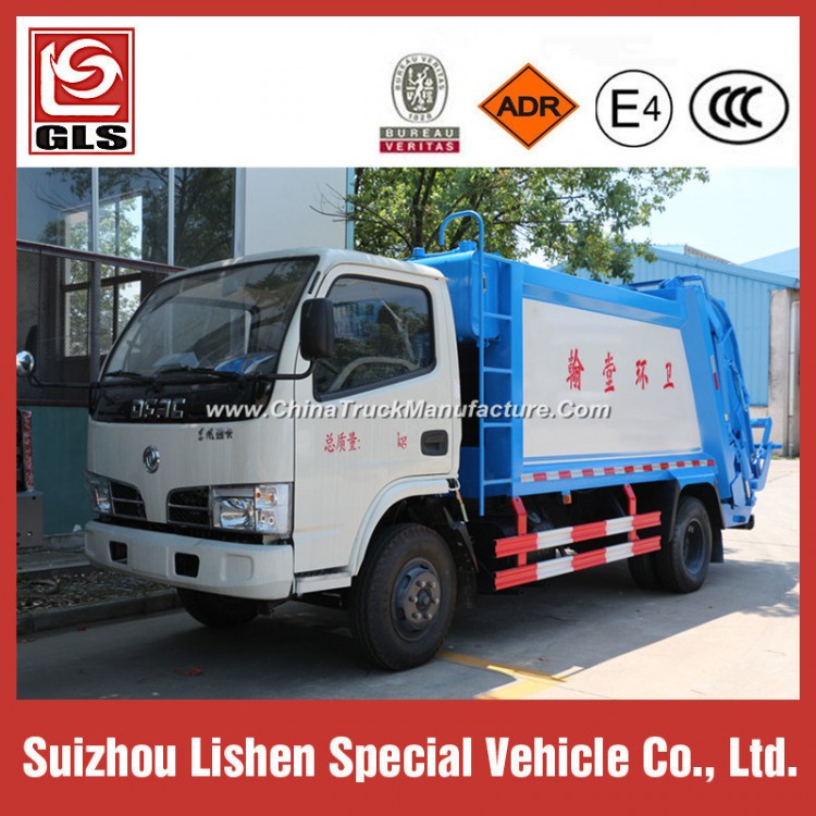 Dongfeng 4 Cubic Meter Waste Compactor Truck /Garbage Truck for Sale
