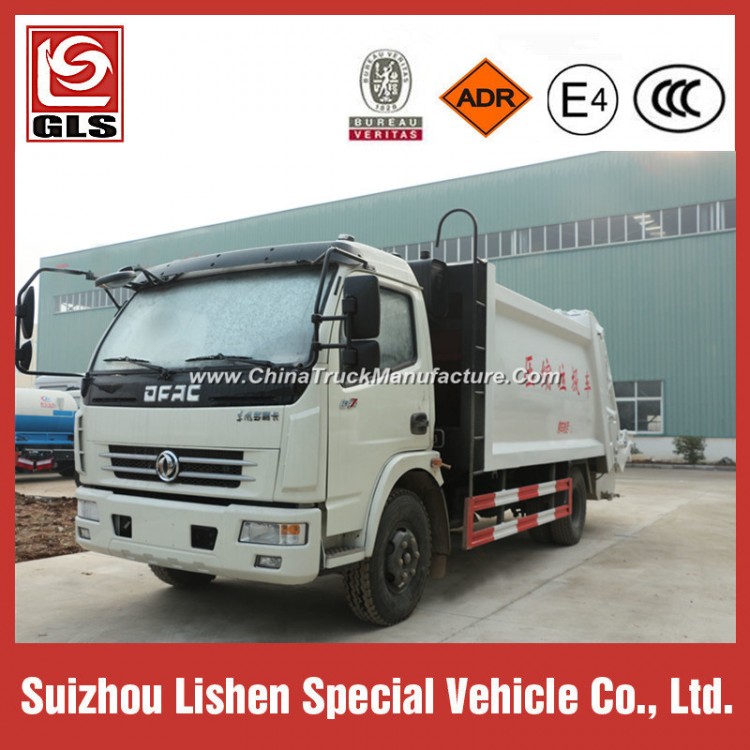 Dongfeng 4X2 8m3 6cbm Compactor Garbage Truck