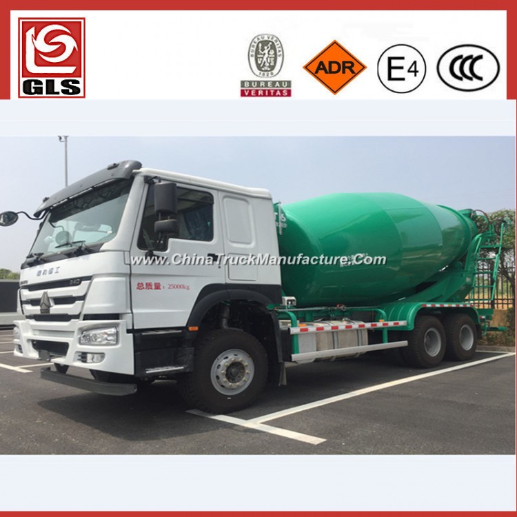 HOWO 8m3 10m3 Cement Mixer Truck 336/371HP 6*4 Concrete Truck for Sale