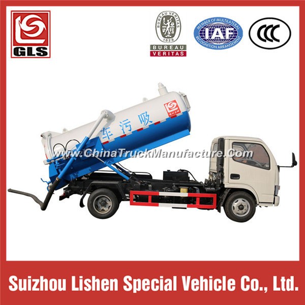 Low Price Double Axle Sewage/Fecal Suction Truck