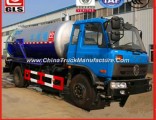 4800L Carbon Steel Sewage Suction Tanker with Tractor