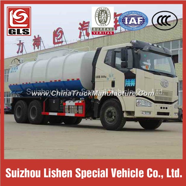 6X4 FAW Chassis 16000L Fecal Suction Tank Truck