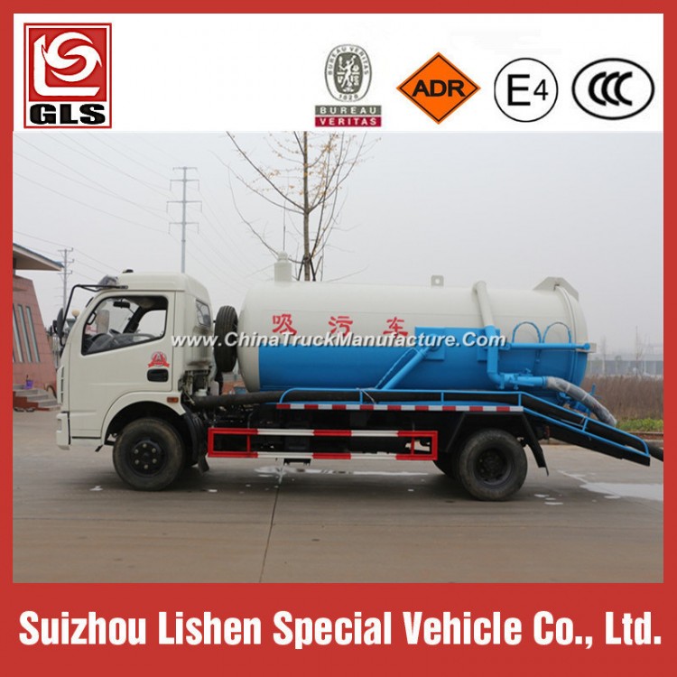 Dongfeng 5/6/7/8/9/10m3 Cbm Vacuum Suction Sewage/ Fecal Truck for Sales
