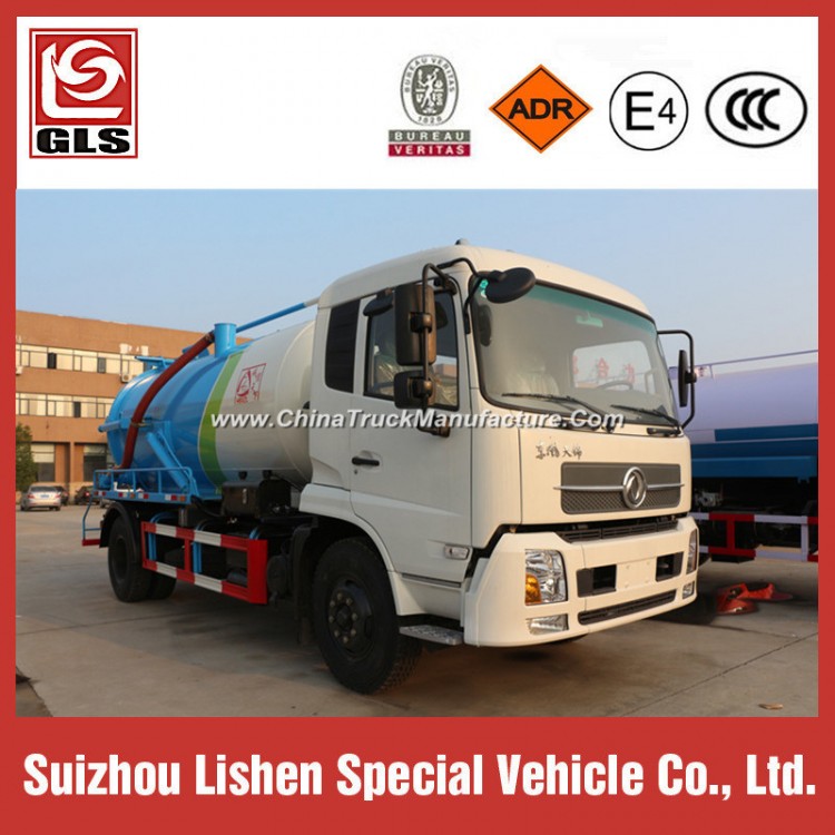 12000L 15000L Sewage Suction 4*2 Vacuum Tank Truck Price