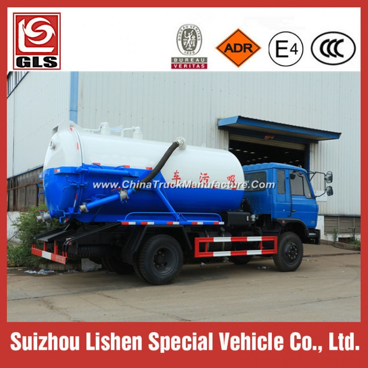 9000L 10000L Sewer Stoppage Clearing Lorry Vacuum Sewage Suction Truck