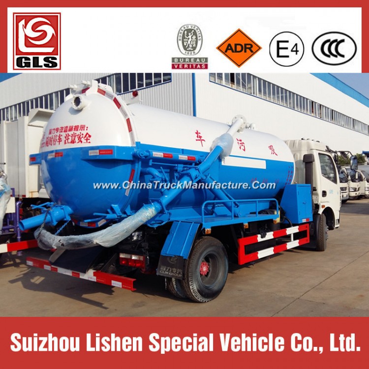Dongfeng 4X2 8 Cbm Sewage Suction Truck