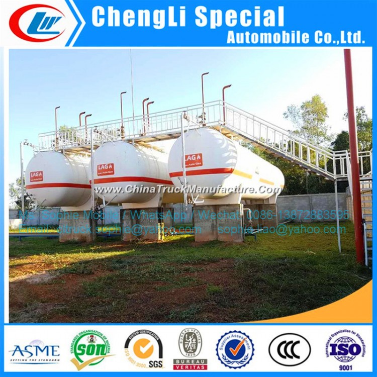 Factory  50cbm LPG Gas Tank for LPG Plant Carbon Steel LPG Tank for Storage LPG Gas Tanks Liquid
