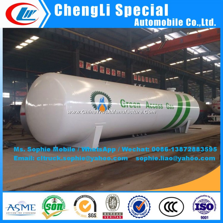 Clw 60000L Horizontal Pressure Vessel LPG Tanker LPG Storage Tanker