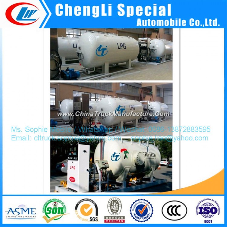 Clw 5-200m3 Horizontal LPG Storage Tank LPG Bullet Tank Chengli Supply ISO Tanks LPG Spherical Tank 
