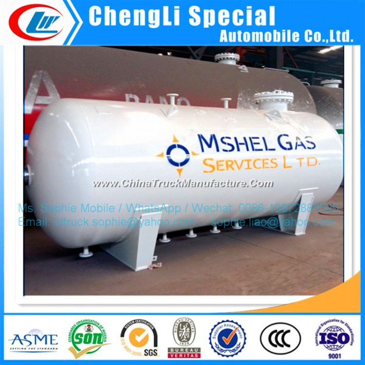 Q345r Material 50000 Liter LPG Storage Tank LPG Tanker  Srandard 25mt Horizontal LPG Gas Tank Pr