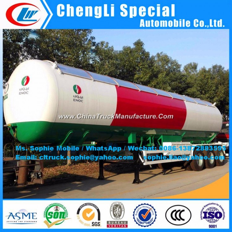 Pressure Vessels 59520 Liters LPG Tanker Trailer 40cbm 50cbm 60cbm LPG Semi Trailer Propane Tank Del