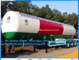 Pressure Vessels 59520 Liters LPG Tanker Trailer 40cbm 50cbm 60cbm LPG Semi Trailer Propane Tank Del