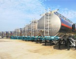 45000liters Aluminum Oil Tank Trailer, Large Capacity Fuel Tanker Trailer for Sale