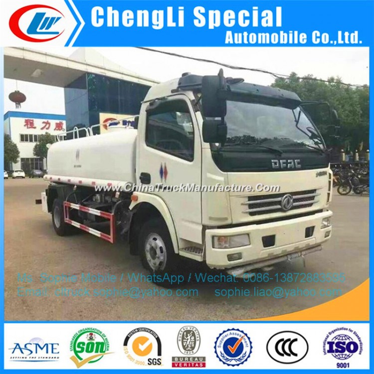 4*2 8000-10000liter Road Cleaning Tank Truck Water Carrying Truck