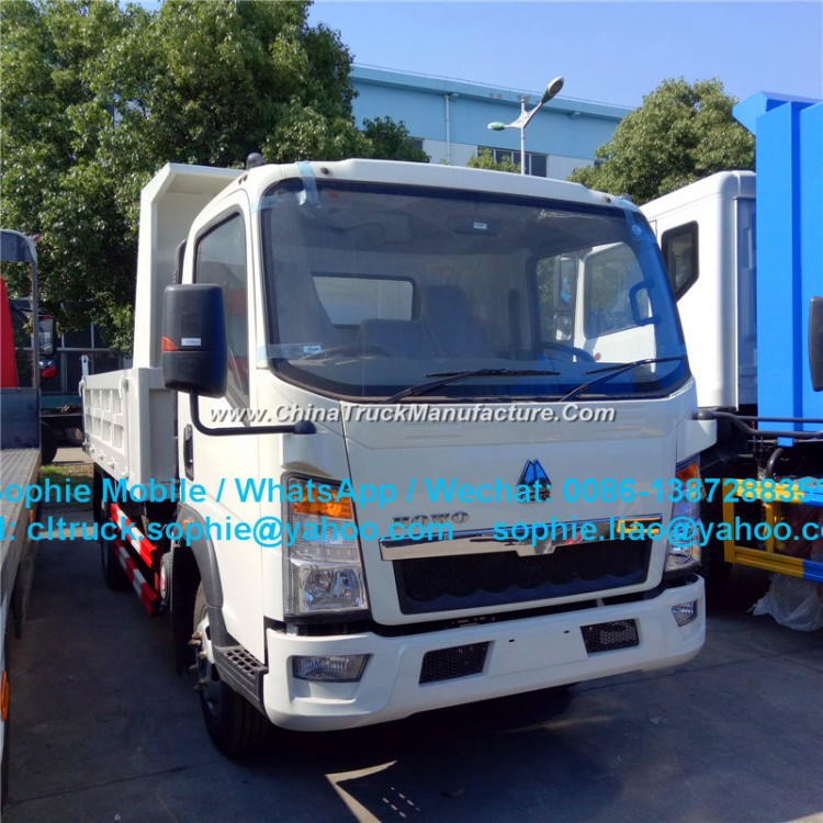 Sino HOWO Light Duty 4ton 5ton Dumper Dump Tipper Truck
