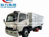 Sinotruck HOWO 4X2 Road Cleaning Sweeper Truck with Road Sweeping Dust Suction Water Spraying