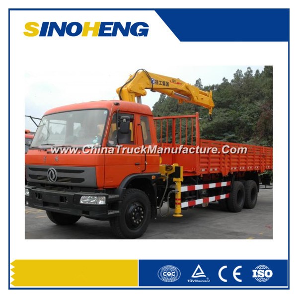 12 Ton Dongfeng Folding Boom Truck Mounted Crane for Sale