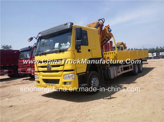 6 Ton Sinotruk HOWO 6X4 Truck Mounted Crane for Sale