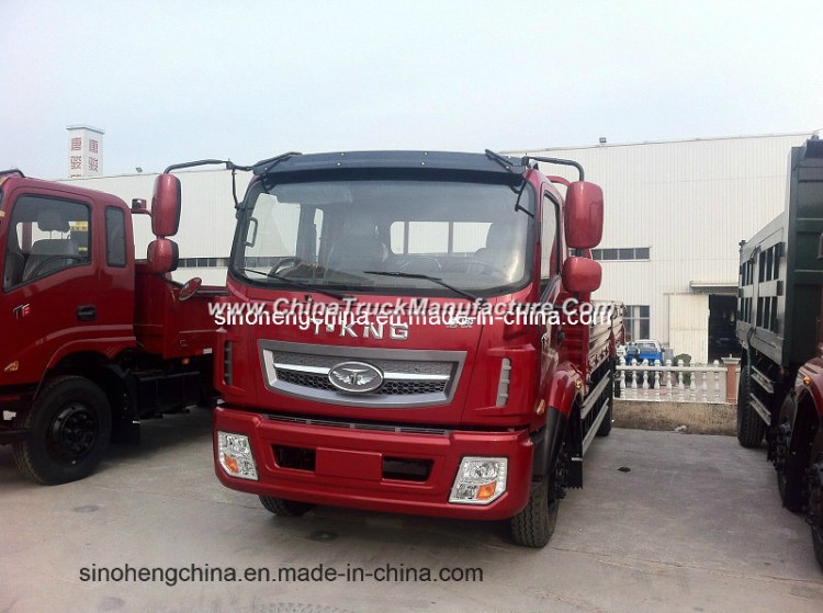 155HP 15 Ton Flatbed Lorry Truck, Cargo Truck