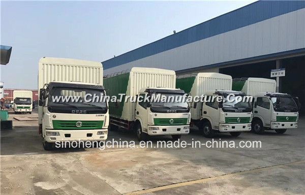 4X2 Dongfeng DFAC 120HP 6-7t Van Box Truck Cargo Truck