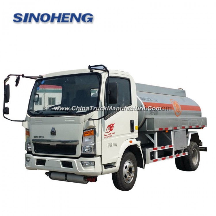 Sinotruk 116HP 5000L HOWO 4X2 Fuel Tanker Truck