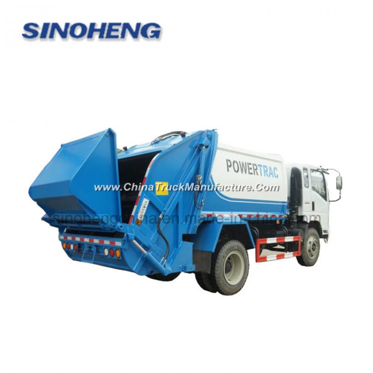 HOWO Waste Collection Compactor Garbage Truck 6-9 Cubic Compactor Garbage Truck