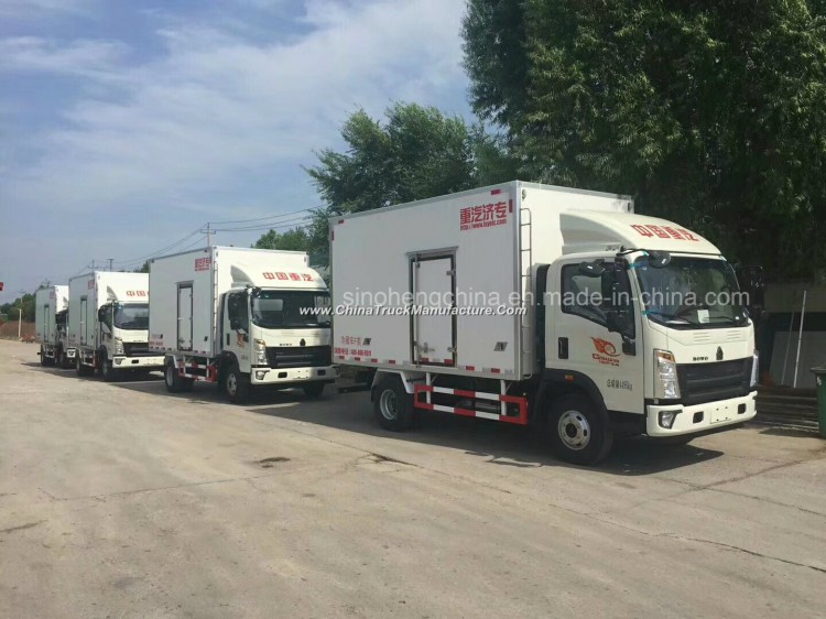 Sinotruk HOWO 4X2 95HP Refrigerated Truck for Sale