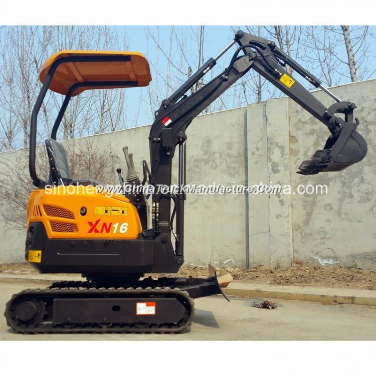 1.6 Ton Small Hydraulic Excavator with Yan Mar Engine Xn16