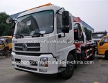Cheap Price 180HP Dongfeng Tianjin 4X2 Wrecker Truck with Crane