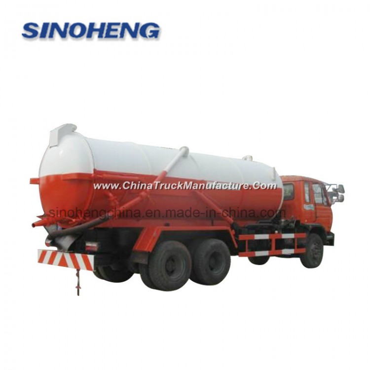 Suction Sewage Truck 6X4 with Vacuum Pump for Sucking Waste