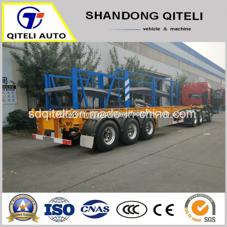 3 Axle 40FT/20FT Skeleton Container Semi-Trailer with Strong Twist Lock